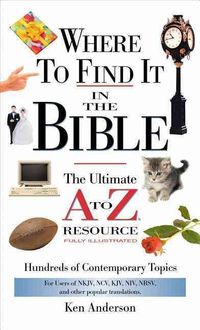 Produktbild: Anderson, K: Where to Find it in the Bible