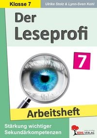 Produktbild: Der Leseprofi / Arbeitsheft - Fit durch Lesetraining / Klasse 7