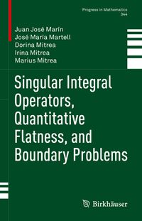 Produktbild: Singular Integral Operators, Quantitative Flatness, and Boundary Problems