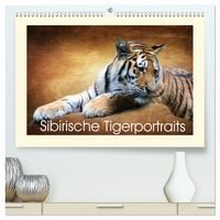 Produktbild: Sibirische Tigerportraits (hochwertiger Premium Wandkalender 2027 DIN A2 quer), Kunstdruck in Hochglanz
