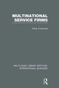 Produktbild: Multinational Service Firms (RLE International Business)
