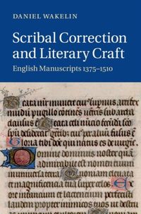 Produktbild: Scribal Correction and Literary Craft