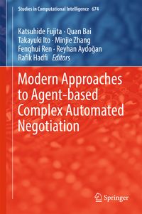 Produktbild: Modern Approaches to Agent-based Complex Automated Negotiation