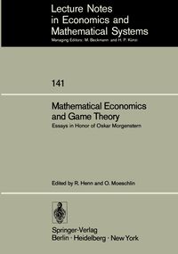 Produktbild: Mathematical Economics and Game Theory