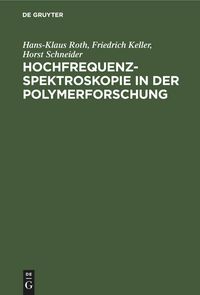 Produktbild: Hochfrequenzspektroskopie ¿n der Polymerforschung