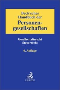 Produktbild: Beck'sches Handbuch der Personengesellschaften