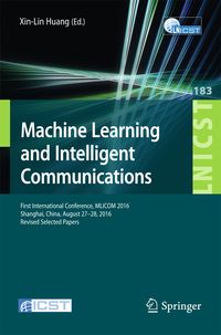 Produktbild: Machine Learning and Intelligent Communications