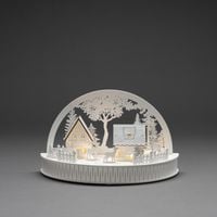 Produktbild: Konstsmide 3280-210 Schwibbogen Haus mit Tieren Warmwei&szlig; LED Wei&szlig;