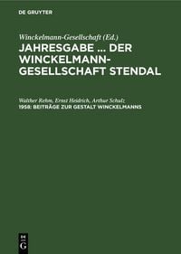 Produktbild: Beitr&auml;ge zur Gestalt Winckelmanns
