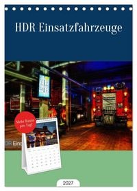 Produktbild: Tischplaner 2027 - HDR Einsatzfahrzeuge (A5 Tischkalender zum Aufstellen) CALVENDO
