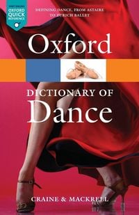 Produktbild: Oxford Dictionary of Dance 2e