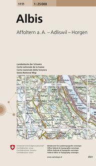 Produktbild: Swisstopo 1 : 25 000 Albis
