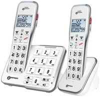 Produktbild: Geemarc AMPLIDECT 595-2 PHOTO Schnurloses Seniorentelefon Anrufbeantworter, Foto-Tasten Beleuchtetes Display Wei&szlig;