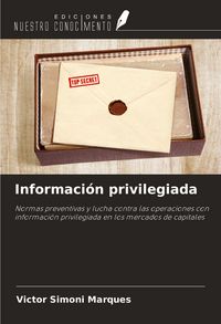 Produktbild: Informaci&oacute;n privilegiada