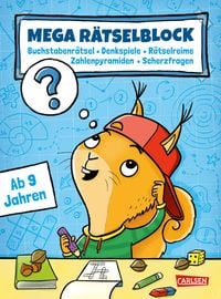 Produktbild: Mega R&auml;tselblock - Buchstabenr&auml;tsel, Denkspiele, Zahlenpyramiden, R&auml;tselreime, Scherzfragen