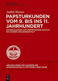 Produktbild: Papsturkunden vom 9. bis ins 11. Jahrhundert