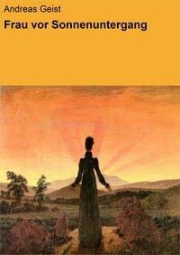 Produktbild: Frau vor Sonnenuntergang