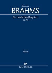 Produktbild: Ein deutsches Requiem (Klavierauszug)