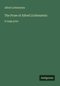 Produktbild: The Prose of Alfred Lichtenstein