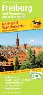 Produktbild: Freiburg und Umgebung mit Kaiserstuhl 1:50 000