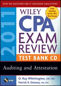 Bild vom Artikel Wiley CPA Exam Review 2011 Test Bank CD, Auditing and Attestation vom Autor Ray Whittington