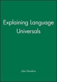 Produktbild: Explaining Language Universals
