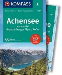 Produktbild: KOMPASS Wanderf&uuml;hrer Achensee, Karwendel, Brandenberger Alpen, Rofan, 55 Touren mit Extra-Tourenkarte