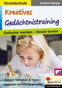 Produktbild: Kreatives Ged&auml;chtnistraining / Grundschule