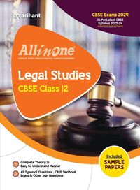 Produktbild: Arihant All In One Class 12th Legal Studies for CBSE Exam 2024