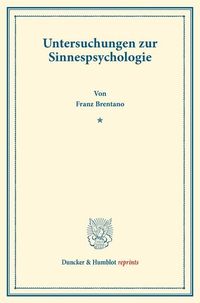 Produktbild: Untersuchungen zur Sinnespsychologie.