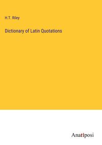 Produktbild: Dictionary of Latin Quotations