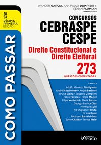 Produktbild: Como passar concursos CEBRASPE -Direito Constitucional e Eleitoral