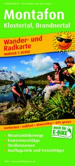 Produktbild: Montafon, Klostertal, Brandnertal Wander/Radkarte