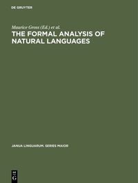 Produktbild: The Formal Analysis of Natural Languages
