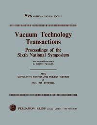Produktbild: Vacuum Technology Transactions