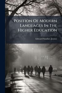 Produktbild: Position Of Modern Languages In The Higher Education
