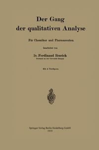 Produktbild: Der Gang der qualitativen analyse