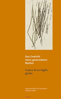 Produktbild: Das Gewicht eines gewendeten Blattes /Il peso di un foglio girato