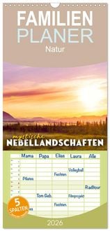 Produktbild: Familienplaner 2026 - Mystische Nebellandschaften mit 5 Spalten (Wandkalender, 21 x 45 cm) CALVENDO
