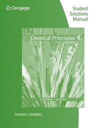Produktbild: Student Solutions Manual for Zumdahl/DeCoste's Chemical Principles, 8th