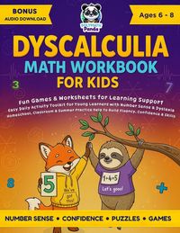 Produktbild: Dyscalculia Math Workbook for Kids Ages 6-8