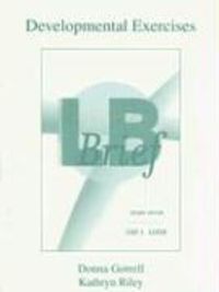 Produktbild: Developmental Exercises to Accompany the Little, Brown Handbook, Brief Version