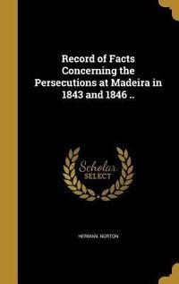 Produktbild: Record Of Facts Concerning The