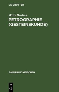 Produktbild: Petrographie (Gesteinskunde)