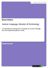 Produktbild: Autism. Language, Identity & Technology