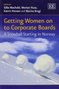 Produktbild: Getting Women on to Corporate Boards