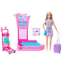 Produktbild: Barbie Kofferband Spielset mit Puppe