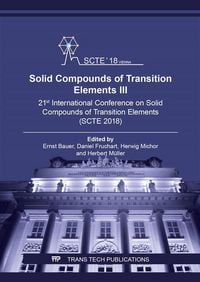 Produktbild: Solid Compounds of Transition Elements III