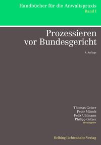 Produktbild: Prozessieren vor Bundesgericht