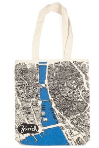 Bild vom Artikel ETH Baumwolltasche Zürich Map vom Autor 